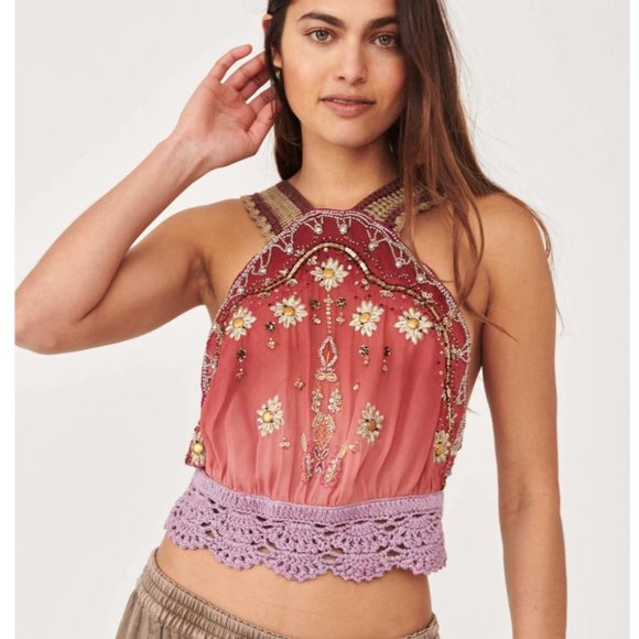 Free People Tops - Free People Hi There Halter Tank
